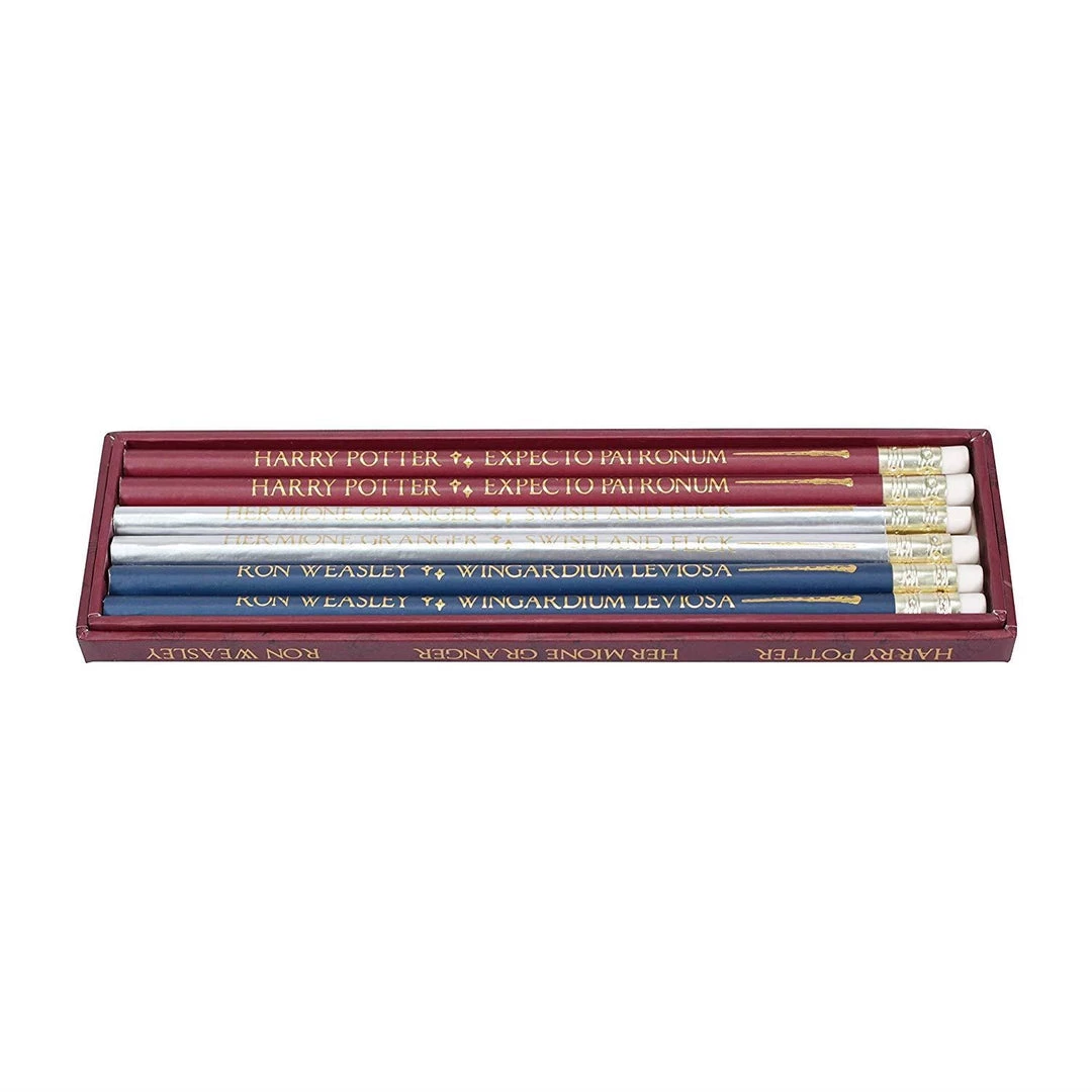 Film & TV Harry Potter Wand Pencils - Set Of 6 6 Film & TV Harry Potter Wand Pencils - Set Of 6