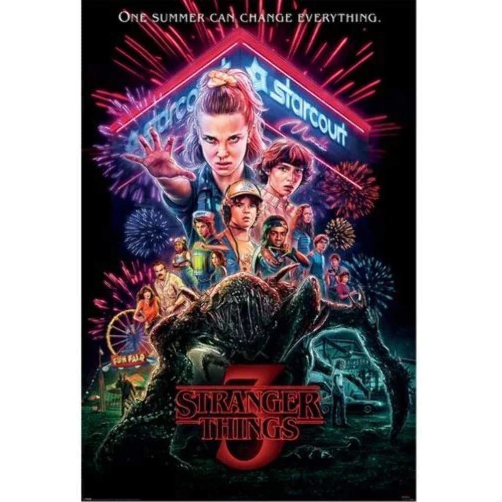 Stranger Things 3 (One Sheet) Maxi Poster 2 Film & TV 3 Stranger Things 3 (One Sheet) Maxi Poster 2 Film & TV
