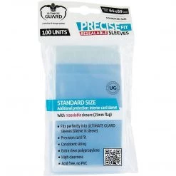 Ultimate Guard Standard Size Resealable Precise-Fit Sleeves Transparent Tabletop