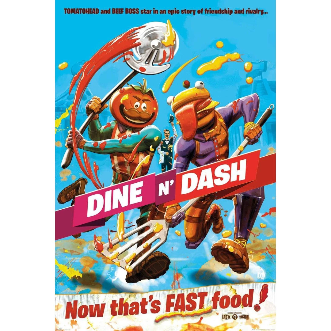 Gaming Fortnite Dine N Dash Maxi Poster 35 3 Gaming Fortnite Dine N Dash Maxi Poster 35