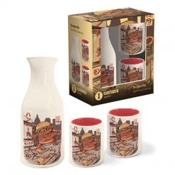 Ilustrata Studio Burgerzilla Sake Set