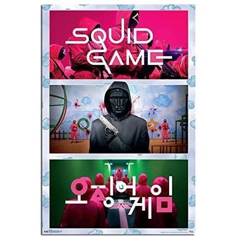 Film & TV Squid Game Collage Maxi Poster 4 Film & TV Squid Game Collage Maxi Poster