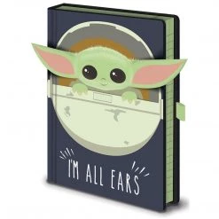 Film & TV The Mandalorian - I'm All Ears (Crib) Notebook