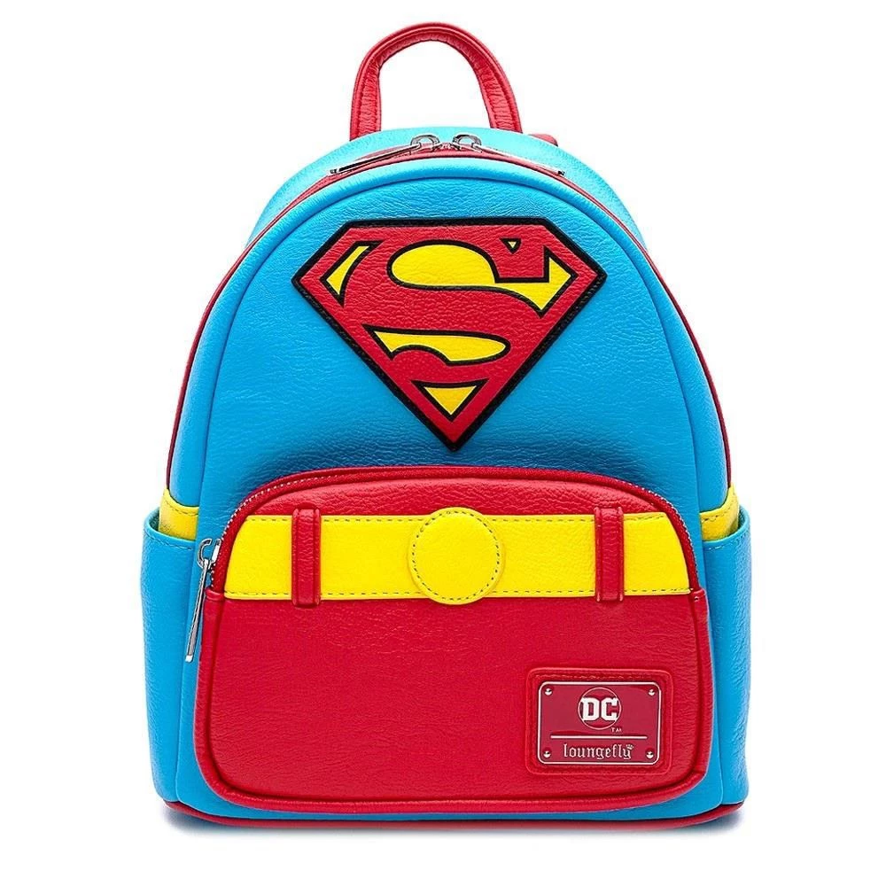 Loungefly Vintage Superman Cosplay Mini Backpack 3 Loungefly Vintage Superman Cosplay Mini Backpack