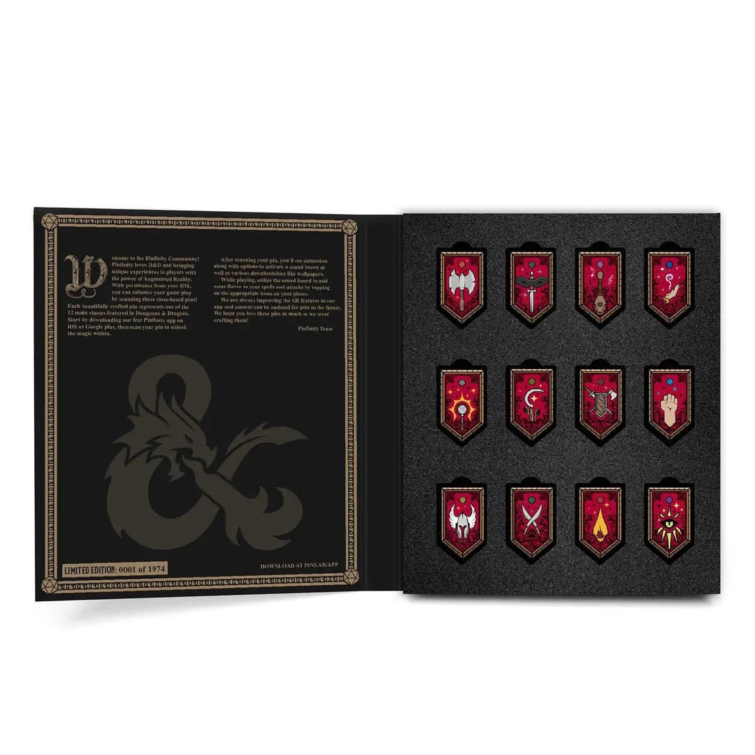 Tabletop Dungeons & Dragons - Limited Edition Augmented Reality Pin Set 3 Tabletop Dungeons & Dragons - Limited Edition Augmented Reality Pin Set