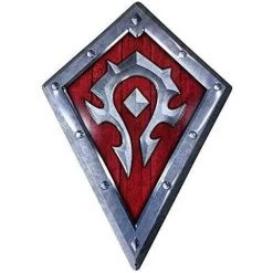 World Of Warcraft WoW Horde Metal Plaque Gaming