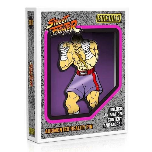 Street Fighter Pinfinity Pin - Sagat 3 Street Fighter Pinfinity Pin - Sagat