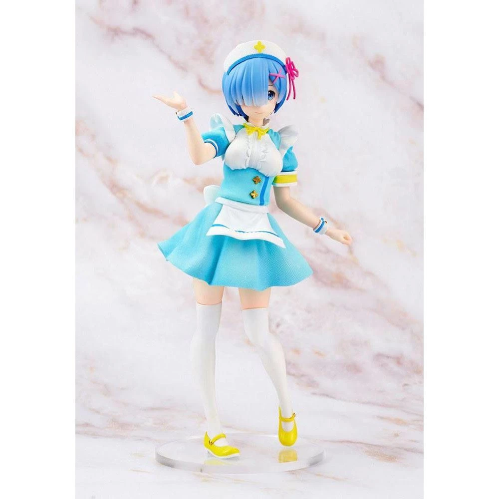 Re:Zero Rem Nurse Maid PVC Figurine Toys & Figures 4 Re:Zero Rem Nurse Maid PVC Figurine Toys & Figures