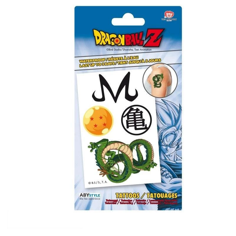 Dragon Ball - Temp Tattoos 3 Dragon Ball - Temp Tattoos
