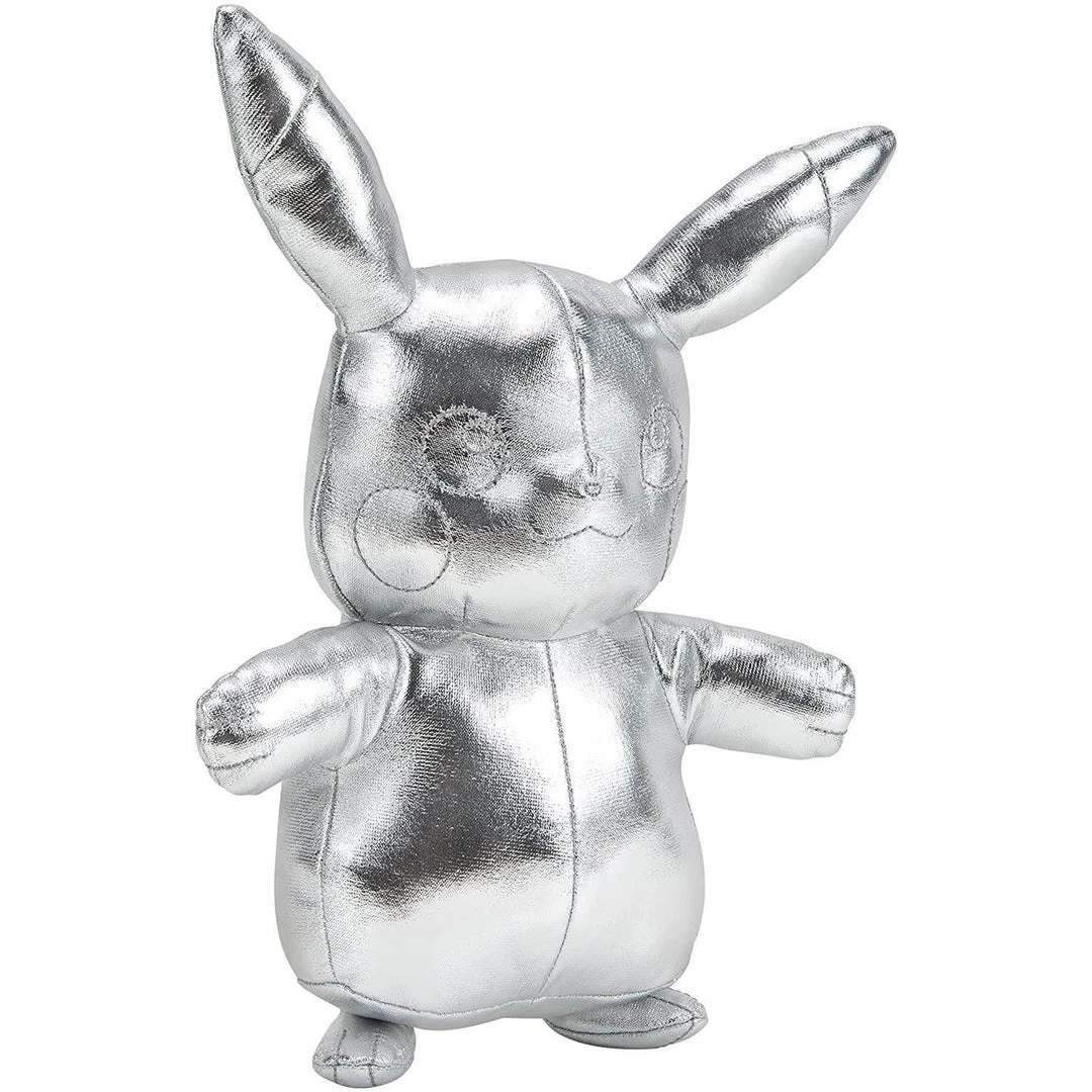 Pokemon Toys & Figures Pikachu 8" Silver Plush 6 Pokemon Toys & Figures Pikachu 8" Silver Plush
