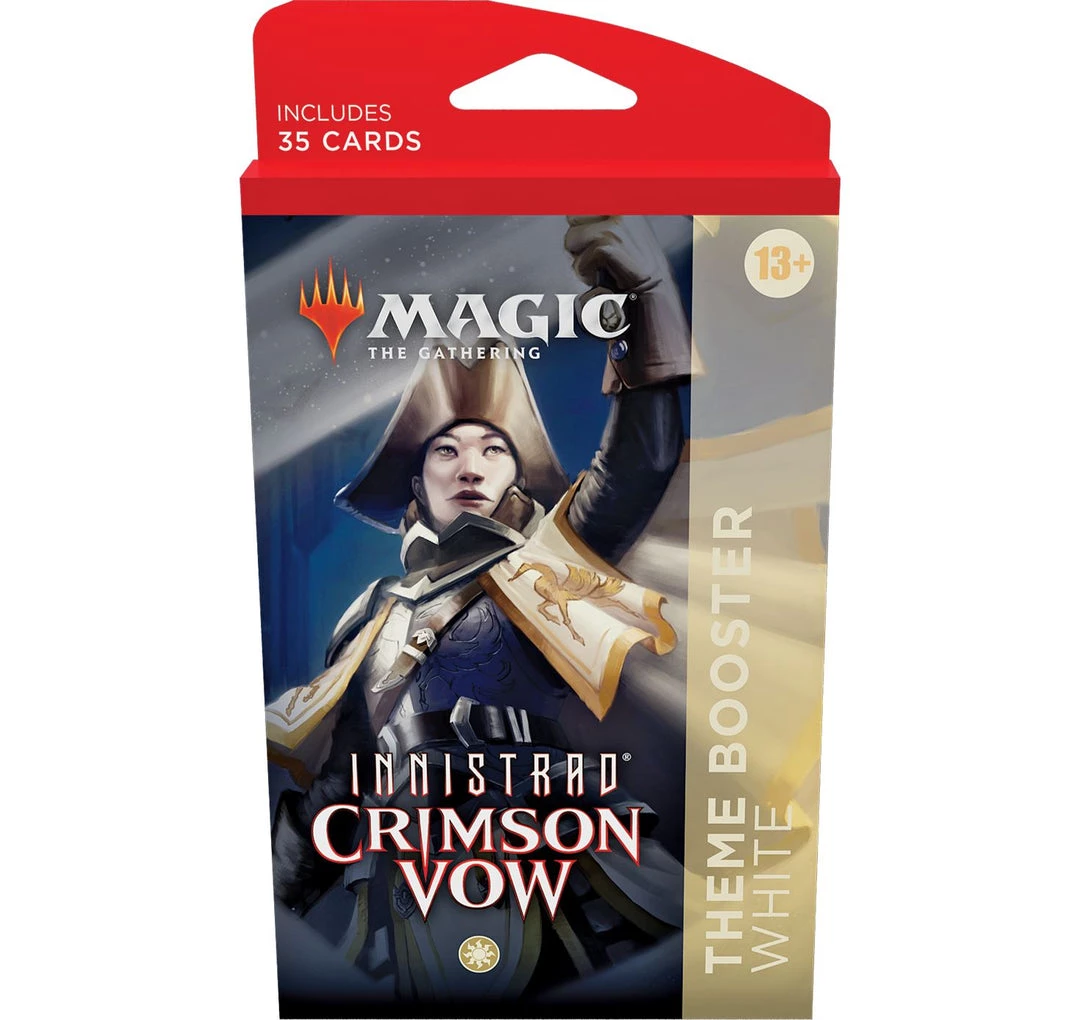 Magic: The Gathering Tabletop MTG: Innistrad - Crimson Vow Theme Booster - White 3 Magic: The Gathering Tabletop MTG: Innistrad - Crimson Vow Theme Booster - White