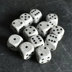 Chessex Arctic Camo Speckled D6 Set Tabletop
