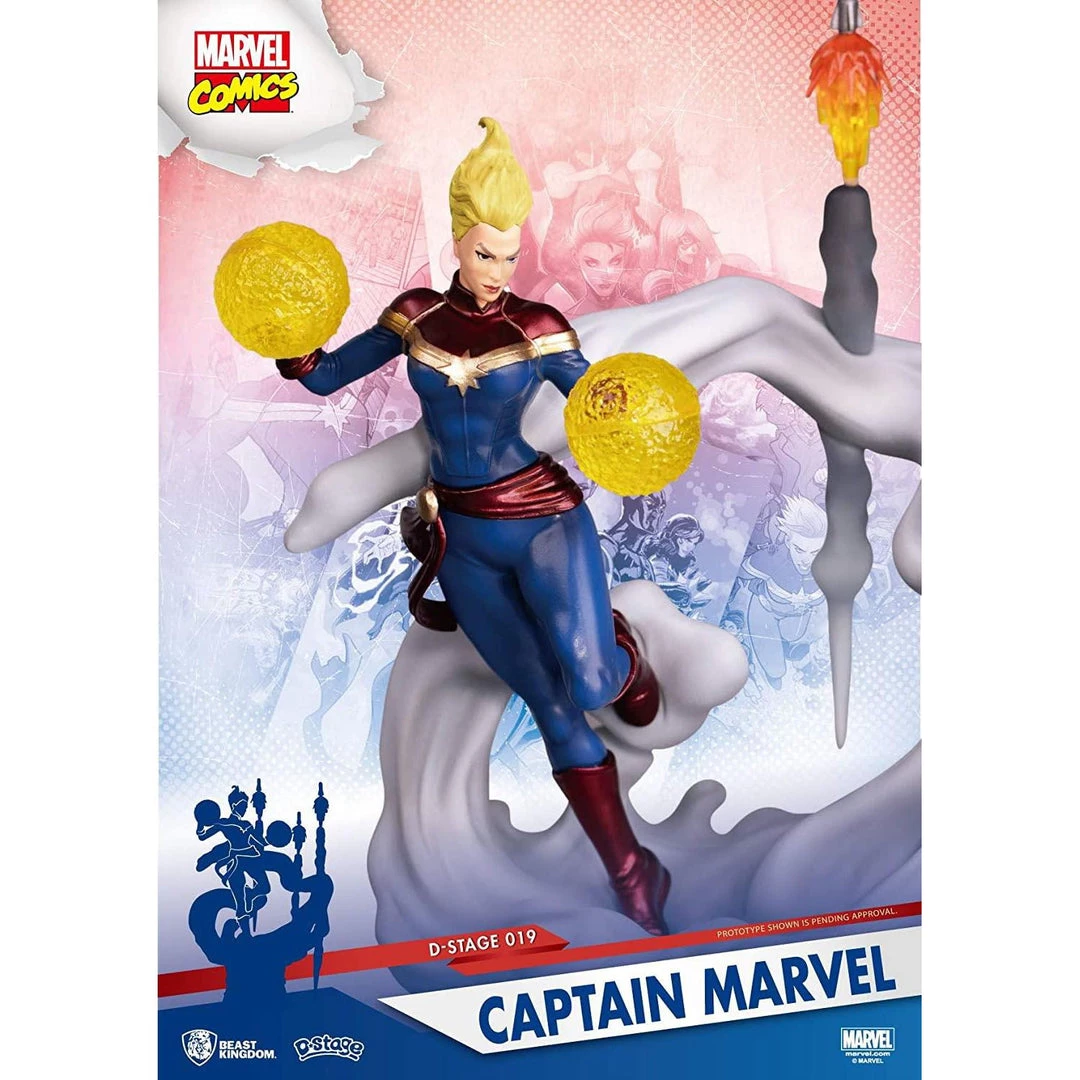 Captain Marvel D-Stage Diorama Statue 6 Captain Marvel D-Stage Diorama Statue