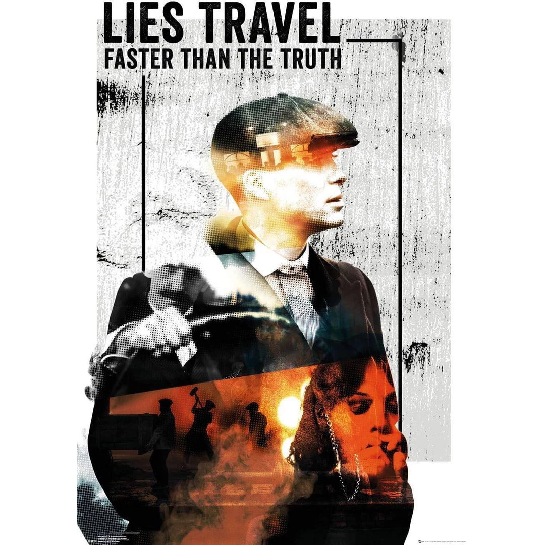 Peaky Blinders Lies Travel Maxi Poster 45 Film & TV 4 Peaky Blinders Lies Travel Maxi Poster 45 Film & TV