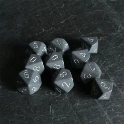 Chessex Tabletop Speckled D10 Set Hi-Tech