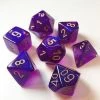 Chessex Gemini Black-Purple/Gold Poly 7 Die Set 2 Chessex Gemini Black-Purple/Gold Poly 7 Die Set