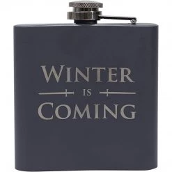 Game Of Thrones - 'Winter Is Coming' Hip Flask HALF MOON BAY Film & TV 7 Game Of Thrones - 'Winter Is Coming' Hip Flask HALF MOON BAY Film & TV