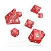 Oakie Doakie Dice Oakie Doakie - Marble Red RPG Dice Set 1 Oakie Doakie Dice Oakie Doakie - Marble Red RPG Dice Set