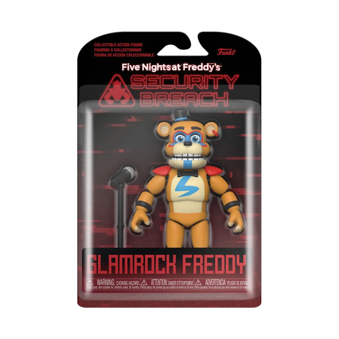 Five Nights At Freddy's Security Breach - Glamrock Freddy Gaming Action Figures 4 Five Nights At Freddy's Security Breach - Glamrock Freddy Gaming Action Figures