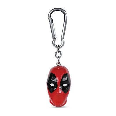 Marvel Home & Gifts Deadpool Head 3D Keychain 3 Marvel Home & Gifts Deadpool Head 3D Keychain