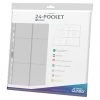 Ultimate Guard Quadrow 24-Pocket Pages (10pcs) - Clear