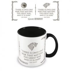 Game Of Thrones - Black Interior War Quote Mug Film & TV