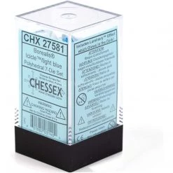 Chessex Borealis Icicle Light Blue Pol Tabletop