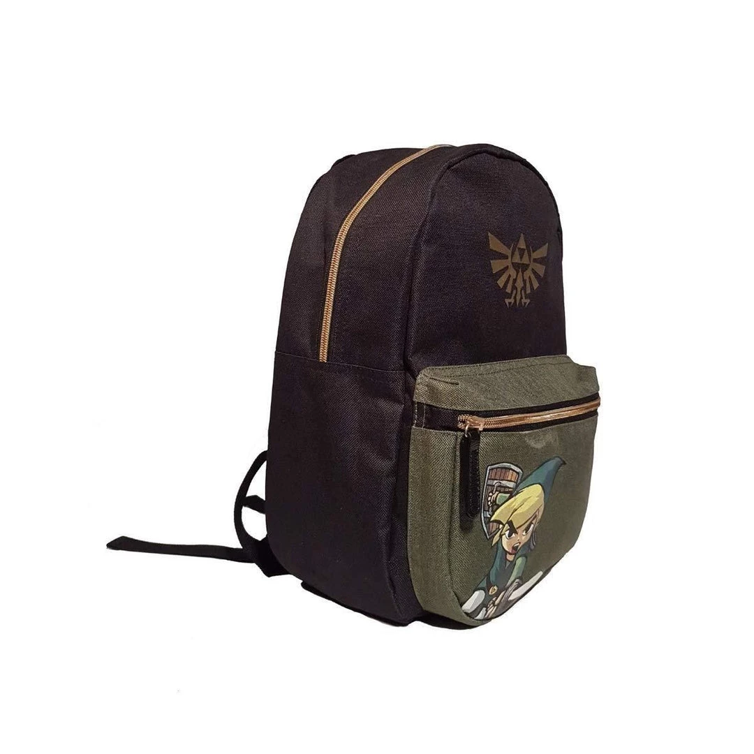 Gaming The Legend Of Zelda - Black Woods Boys Link Backpack 4 Gaming The Legend Of Zelda - Black Woods Boys Link Backpack