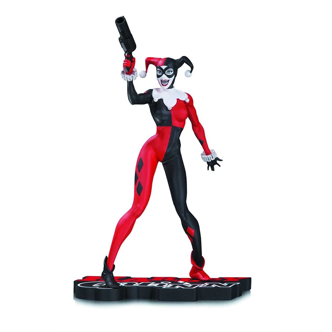 Batman Harley Quinn Jim Lee Red White And Black Statue 3 Batman Harley Quinn Jim Lee Red White And Black Statue