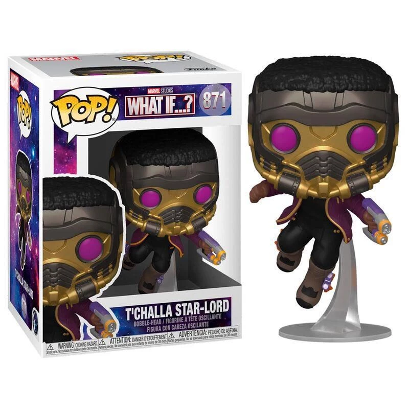 Toys & Figures POP! Marvel: What If - T'Challa Star-lord 3 Toys & Figures POP! Marvel: What If - T'Challa Star-lord