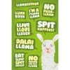 Geek-Aboo Llama Quotes Poster 2 Geek-Aboo Llama Quotes Poster