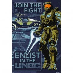 HALO (JOIN THE FIGHT) POSTER Gaming