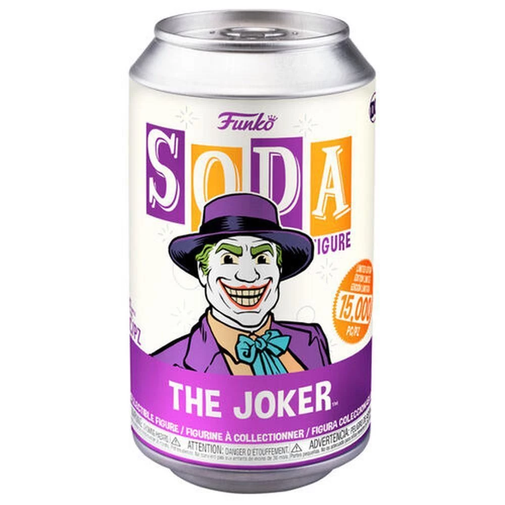 Batman POP! Heroes: Vinyl SODA - Joker W/Chase Film & TV 5 Batman POP! Heroes: Vinyl SODA - Joker W/Chase Film & TV