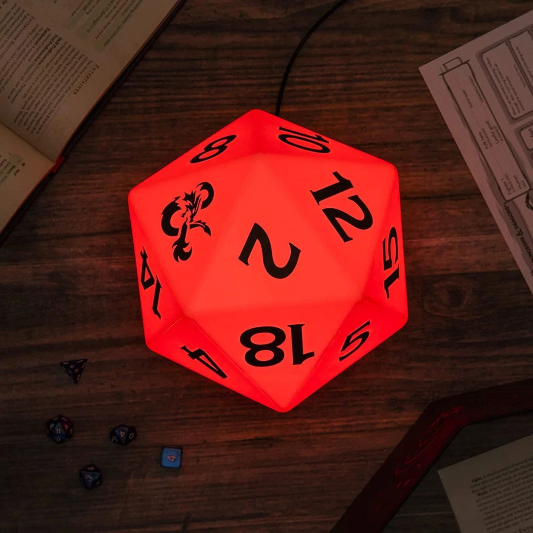 Dungeons & Dragons D&D Colour Changing D20 Light Tabletop 7 Dungeons & Dragons D&D Colour Changing D20 Light Tabletop