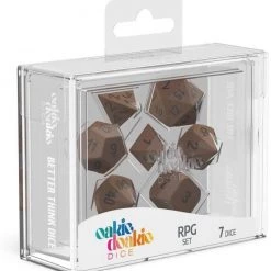Oakie Doakie Dice Oakie Doakie Metal Dice Set - Brasstige