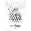The Witcher Geralt Sketch Maxi Poster 43 Gaming 1 The Witcher Geralt Sketch Maxi Poster 43 Gaming