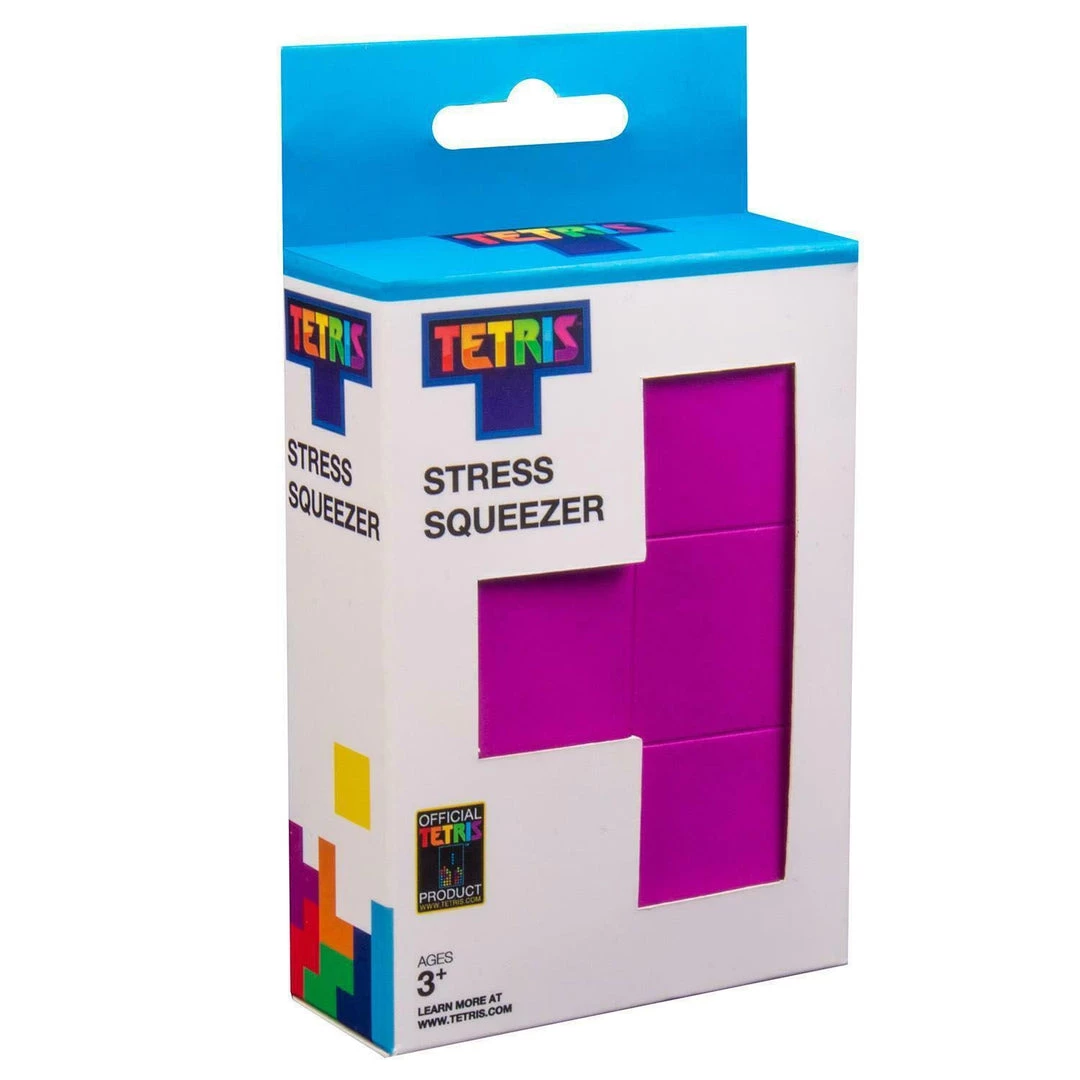 Gaming Tetris Stress Toy Purple T 3 Gaming Tetris Stress Toy Purple T