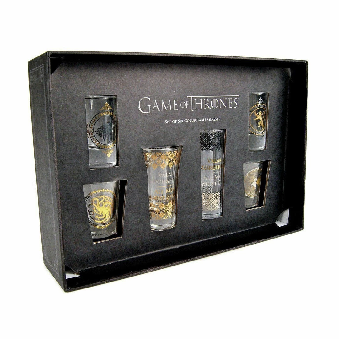 Game Of Thrones - 6 Set Collectible Glasses 3 Game Of Thrones - 6 Set Collectible Glasses
