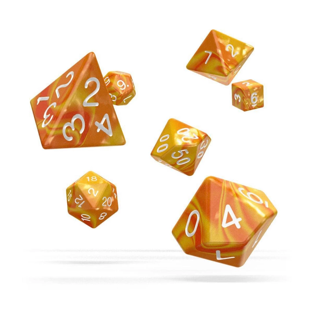 Oakie Doakie Dice Oakie Doakie - Gemidice Sunstone RPG Dice Set 4 Oakie Doakie Dice Oakie Doakie - Gemidice Sunstone RPG Dice Set