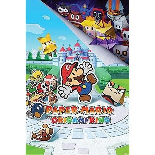 Super Mario Paper Mario (The Origami King) Maxi Poster Gaming 4 Super Mario Paper Mario (The Origami King) Maxi Poster Gaming