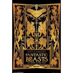 Harry Potter Fantastic Beasts 2 Book Cover Poster