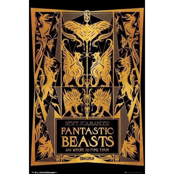 Harry Potter Fantastic Beasts 2 Book Cover Poster 3 Harry Potter Fantastic Beasts 2 Book Cover Poster