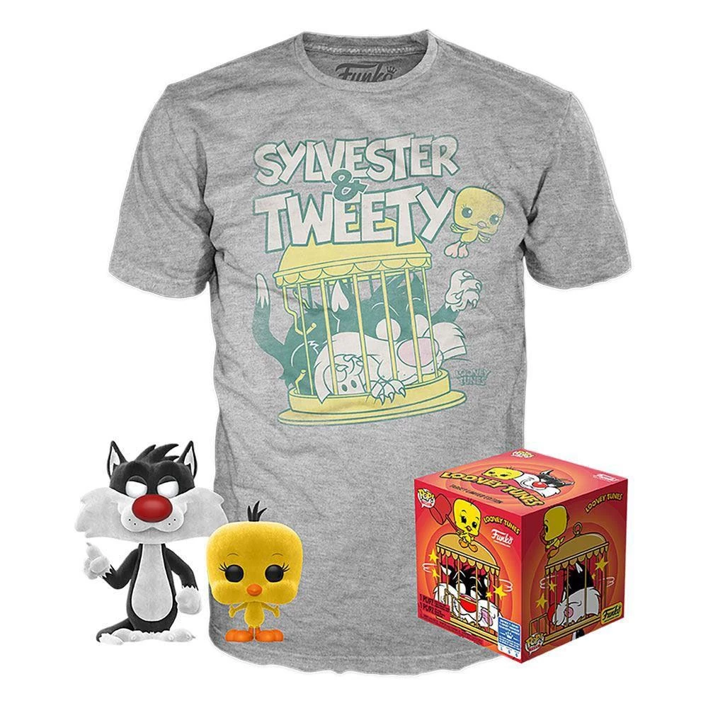 Looney Tunes POP! & Tee: Sylvester & Tweety - Medium 3 Looney Tunes POP! & Tee: Sylvester & Tweety - Medium