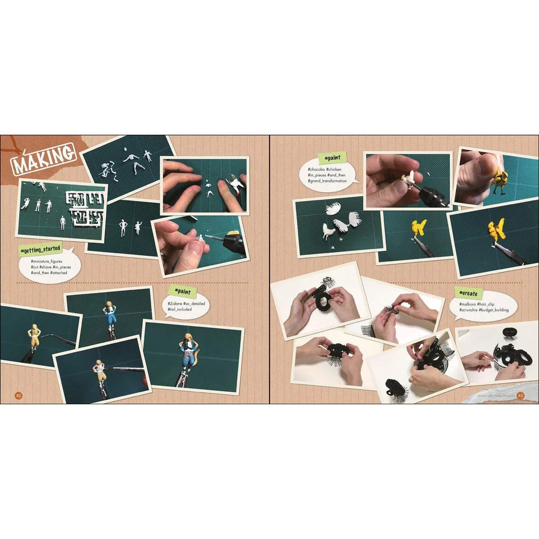 Miniature Final Fantasy HC Art Books 5 Miniature Final Fantasy HC Art Books