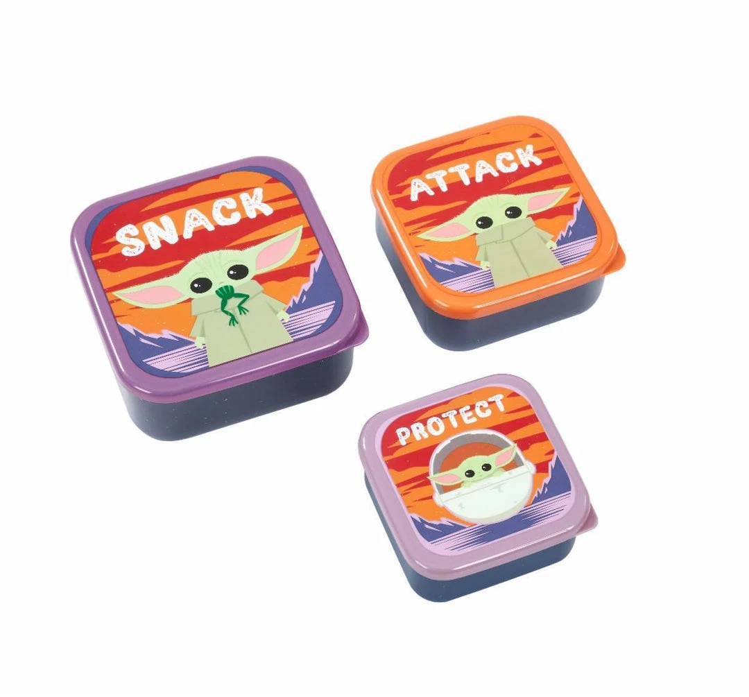 The Mandalorian: The Child - Storage Set Of 3 (Snack, Attack, Protect) 4 The Mandalorian: The Child - Storage Set Of 3 (Snack, Attack, Protect)