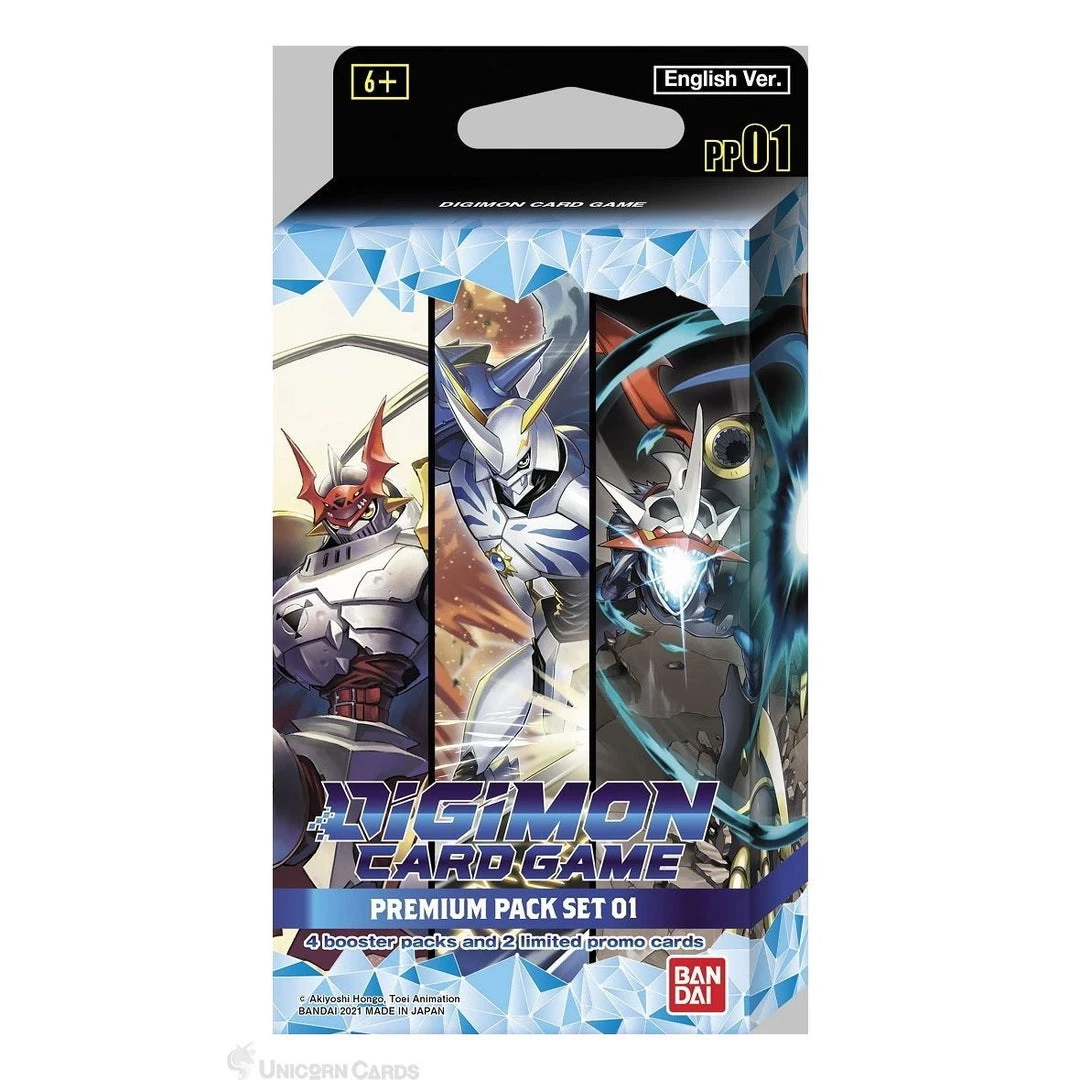 Digimon Card Game: Premium Pack Set 1 PP01 Digimon TCG 4 Digimon Card Game: Premium Pack Set 1 PP01 Digimon TCG