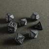 Q-Workshop Elvish Black/White Dice Set 2 Q-Workshop Elvish Black/White Dice Set