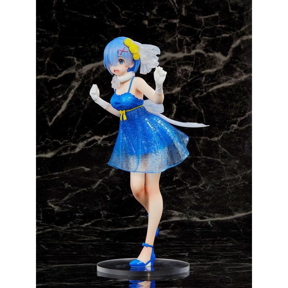 Re:Zero Rem (Clear Dress) 23cm PVC Statue Toys & Figures 5 Re:Zero Rem (Clear Dress) 23cm PVC Statue Toys & Figures