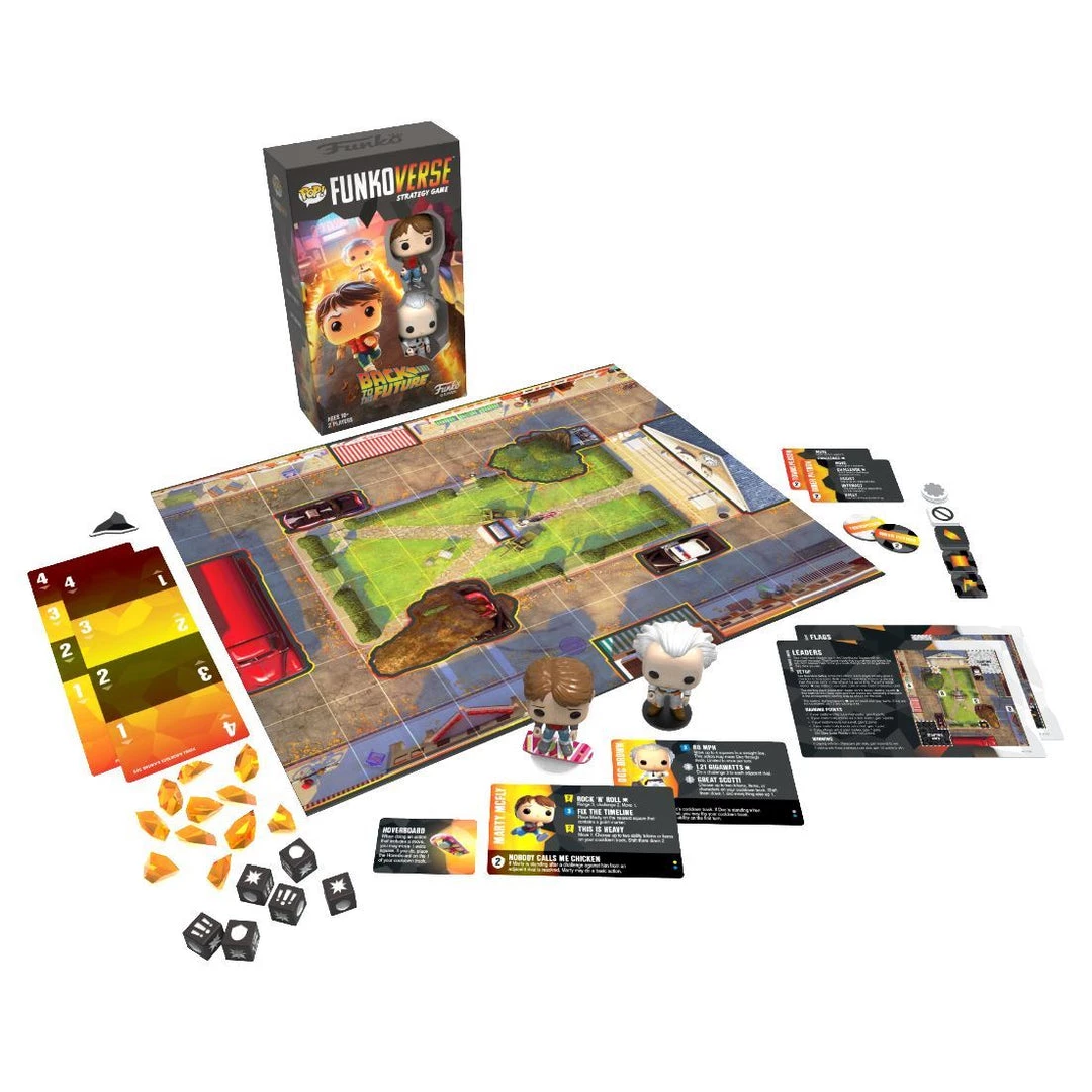 Tabletop POP! Funkoverse: Back To The Future - 100 Expandalone Strategy Game 4 Tabletop POP! Funkoverse: Back To The Future - 100 Expandalone Strategy Game