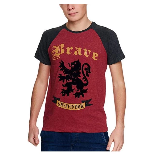 Harry Potter Brave Gryffindor T-Shirt Film & TV 3 Harry Potter Brave Gryffindor T-Shirt Film & TV